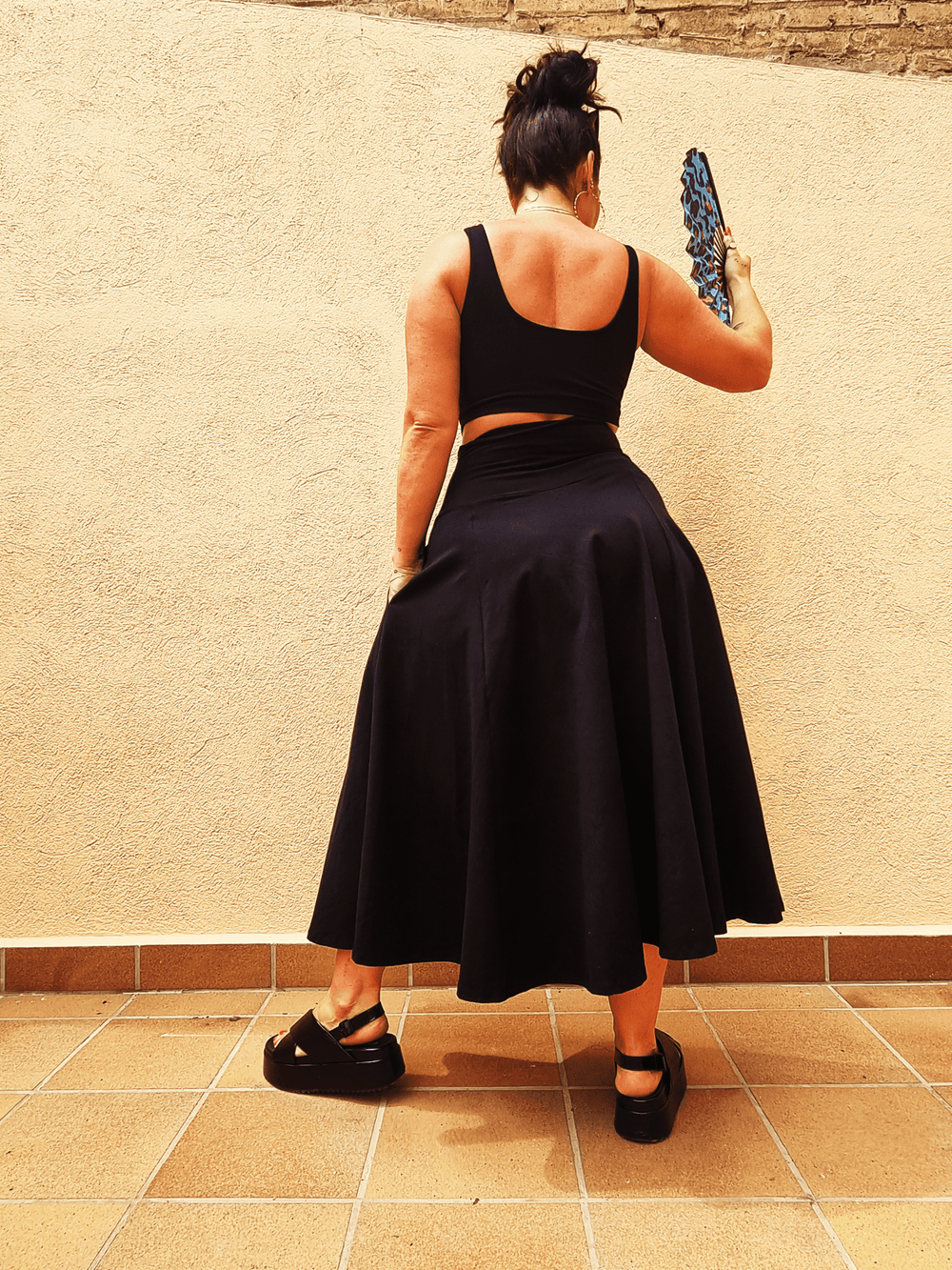 Asri Skirt in Black - Manners London