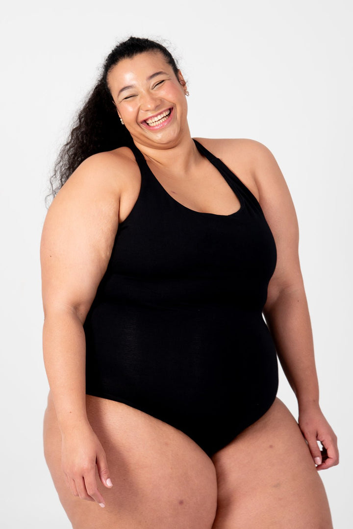 Beela Bodysuit In Black - Manners London
