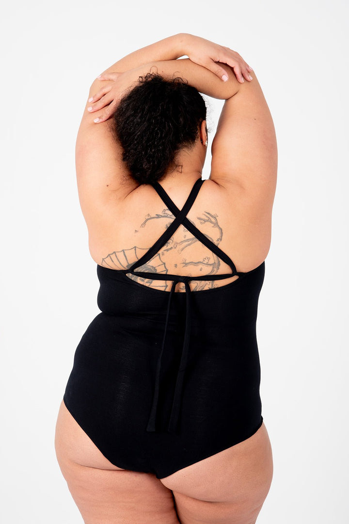 Beela Bodysuit In Black - Manners London