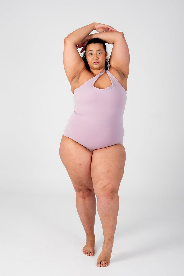 Beela Bodysuit Tall In Violet Ice - Manners London