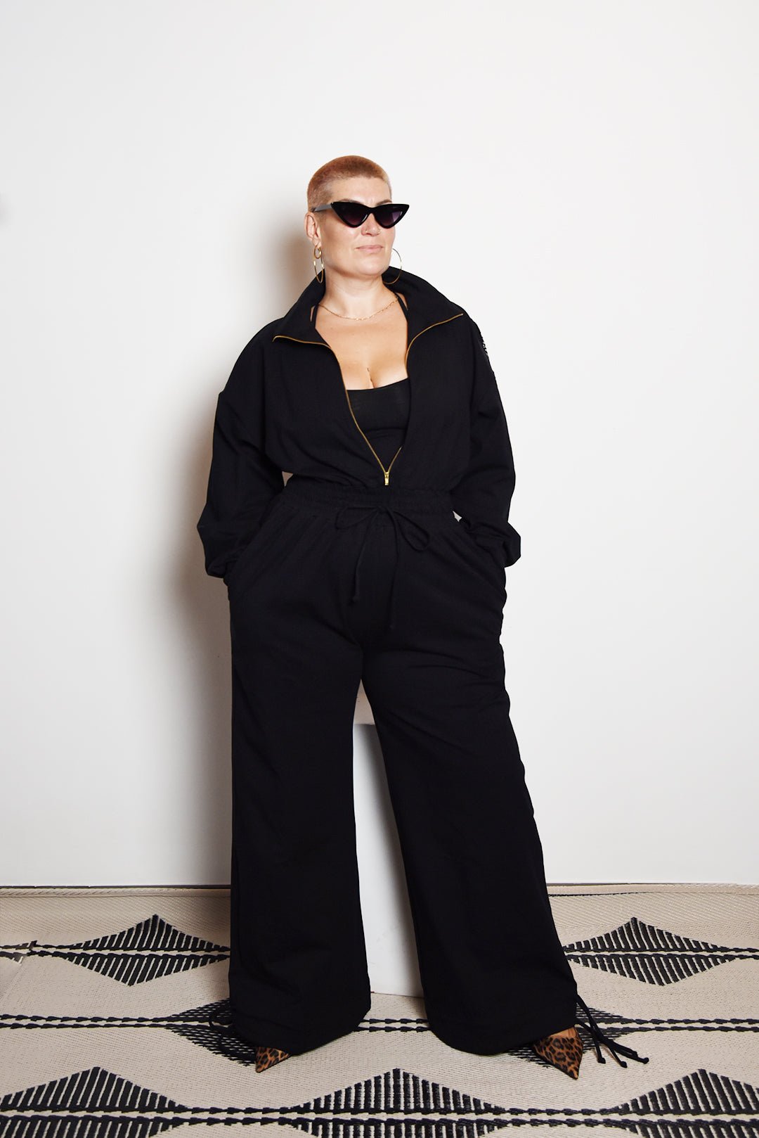 Boiler Suit Petite in Black - Manners London