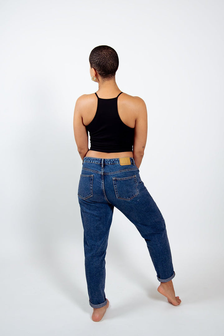 EKA Racer Crop in Black - Manners London