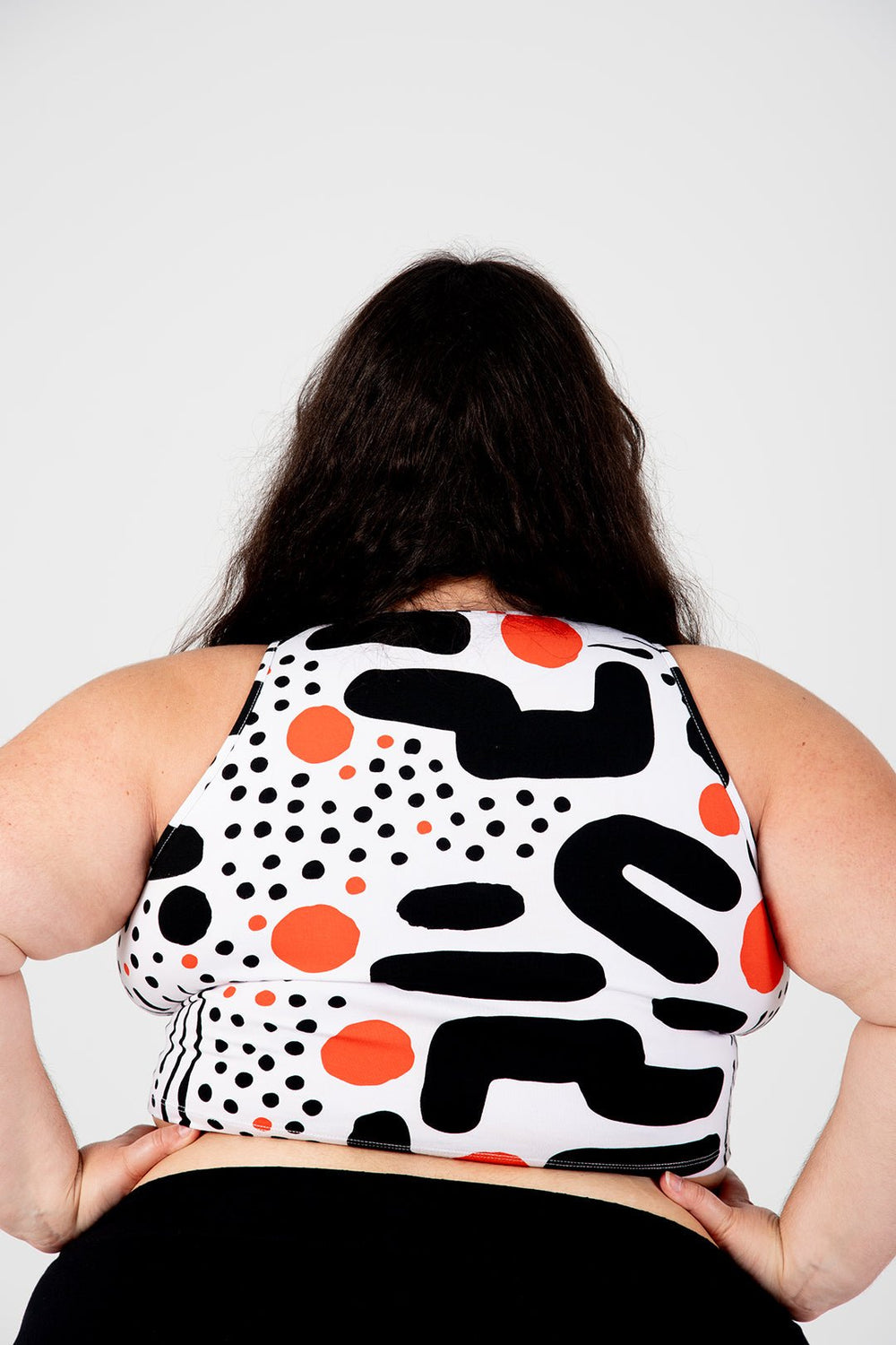 Iza Crop Vest Top in Cuppa - Manners London