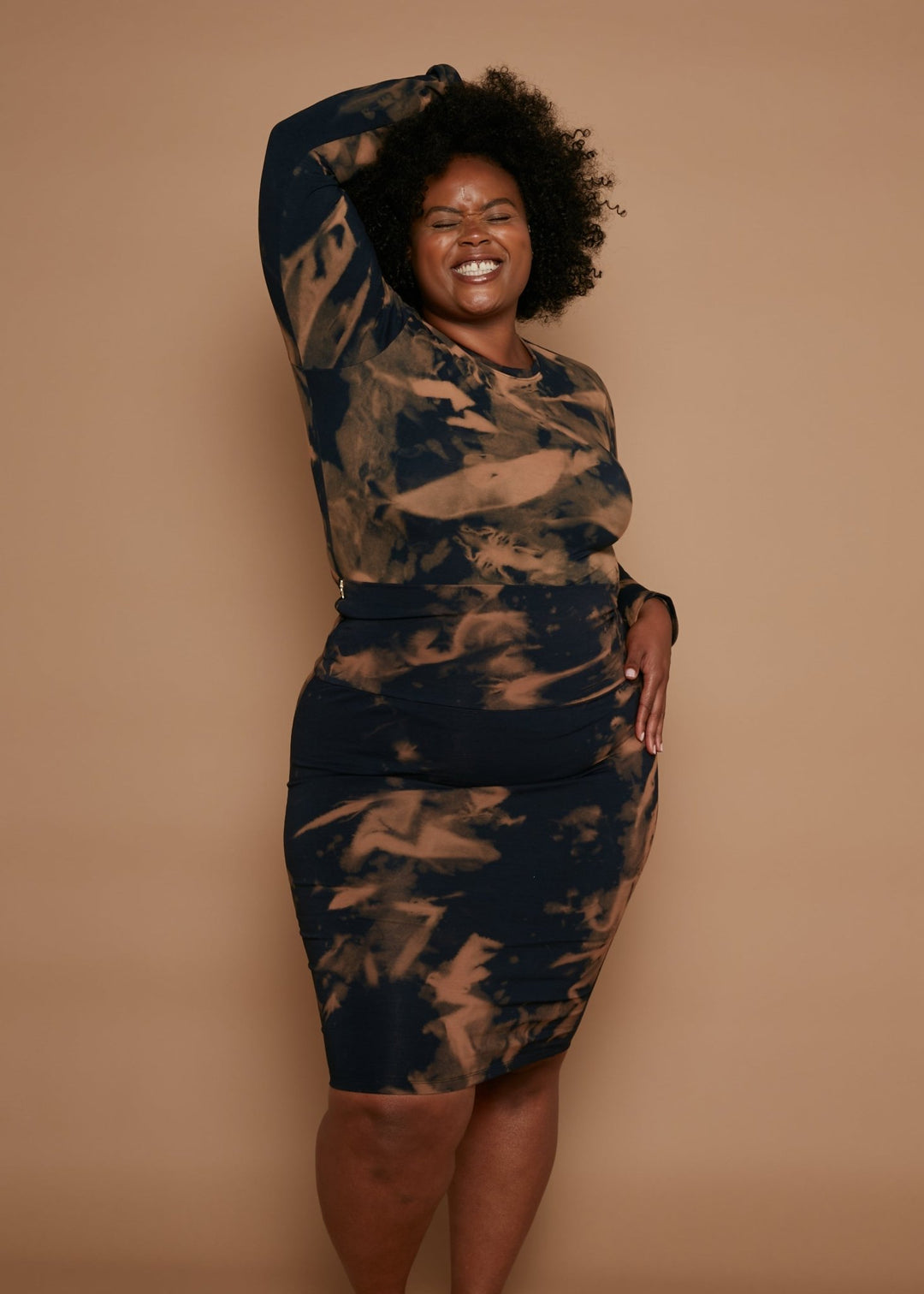 Leki Full Length Top in Acid Wash - Manners London