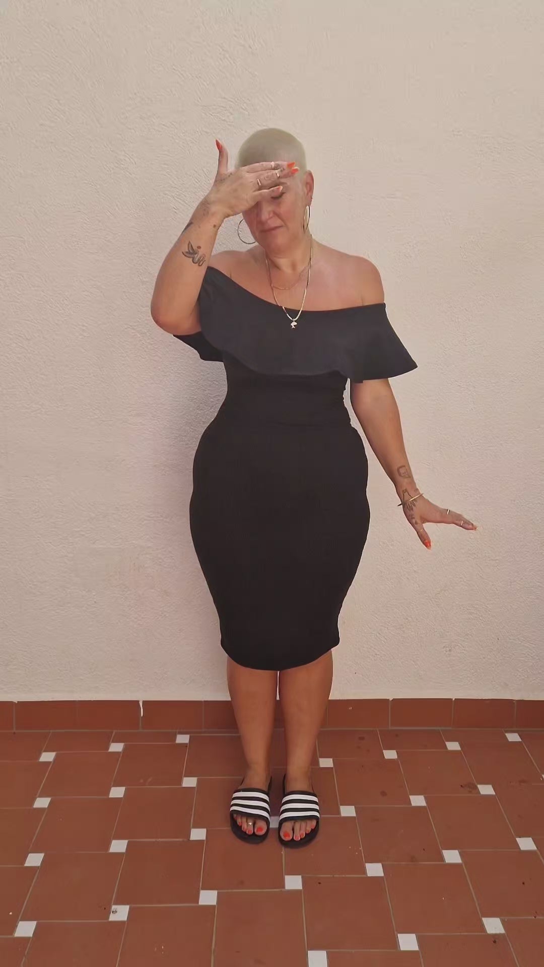 Diida 3-Way  Pencil dress in Black