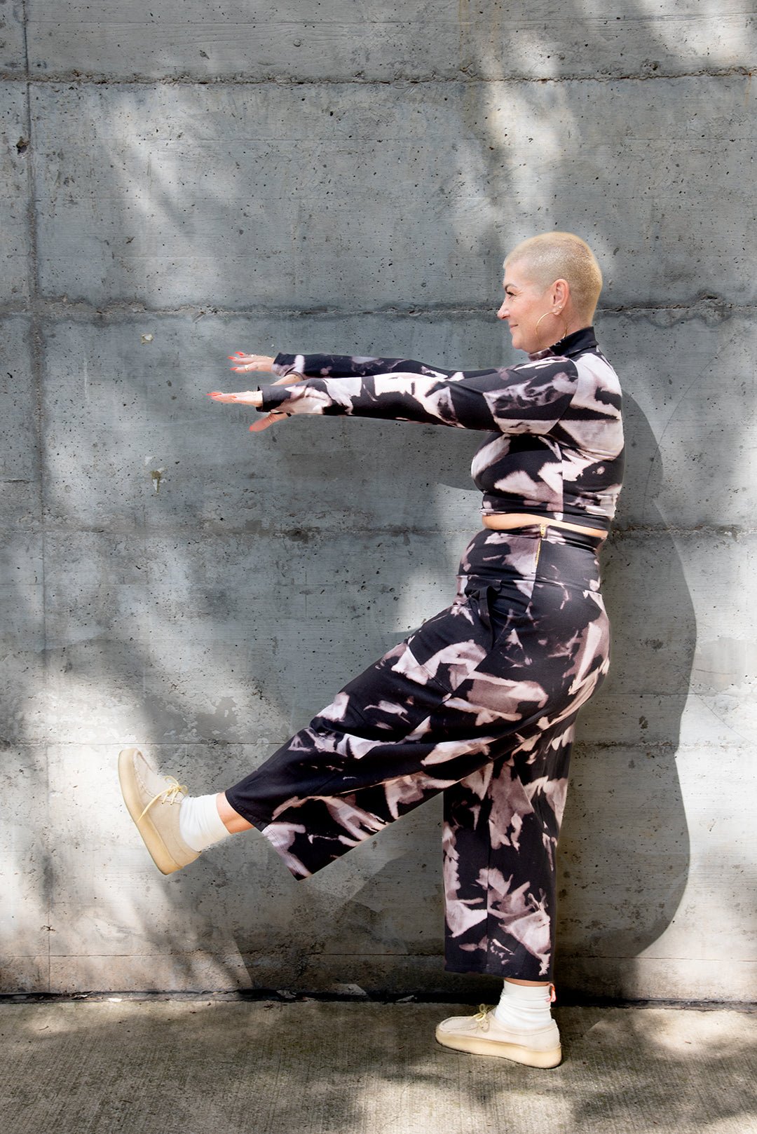 Puff Pants Petite in Hujan Manis - Manners London