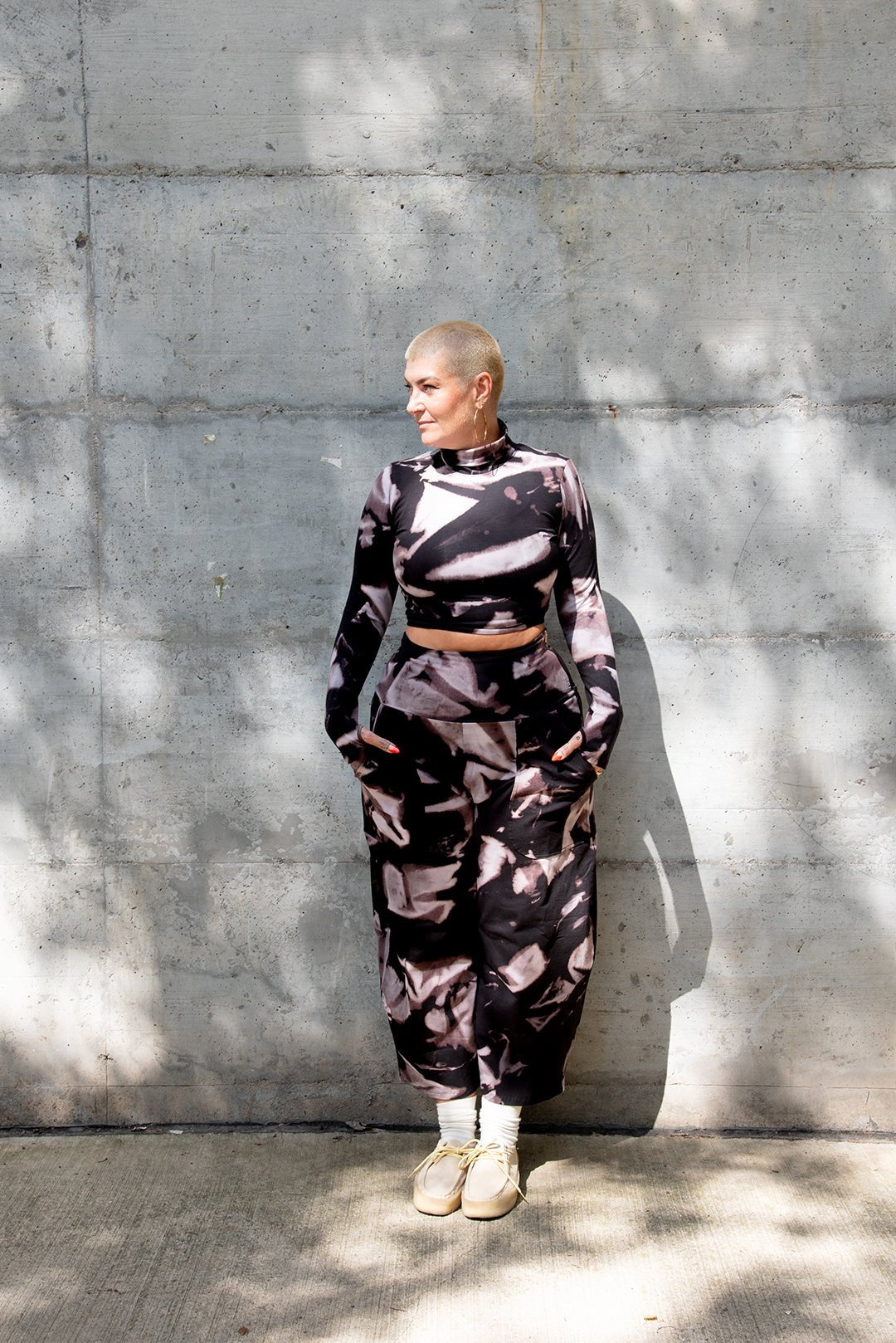 Puff Pants Petite in Hujan Manis - Manners London