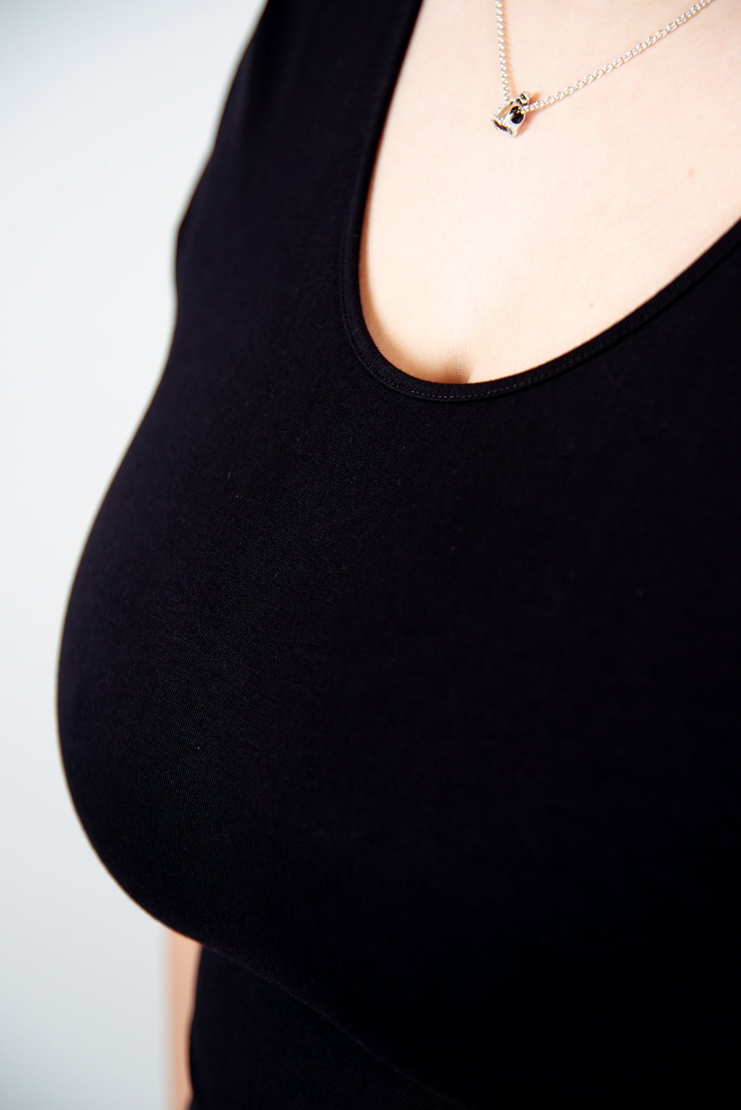 Reversible Full Length Tee in Black - Manners London