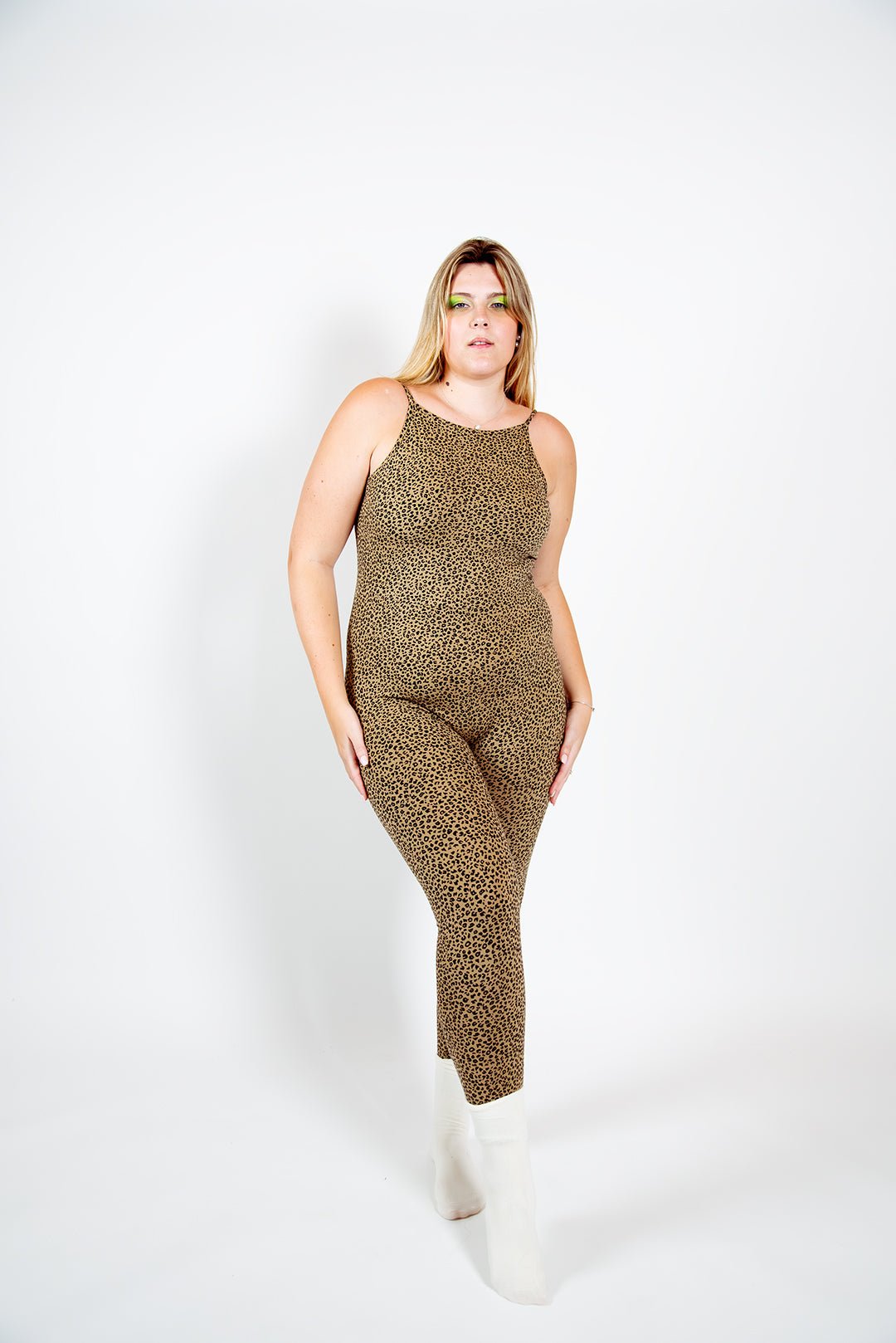 Santai Jumpsuit in Classic Leopard - Manners London