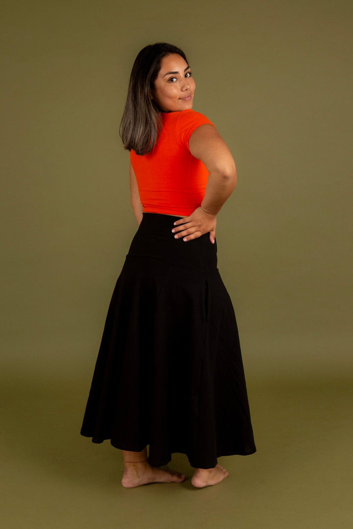 Sweetheart Crop Top in Flame - Manners London