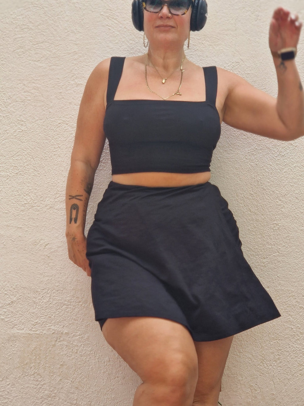 The Skort in Black - Manners London