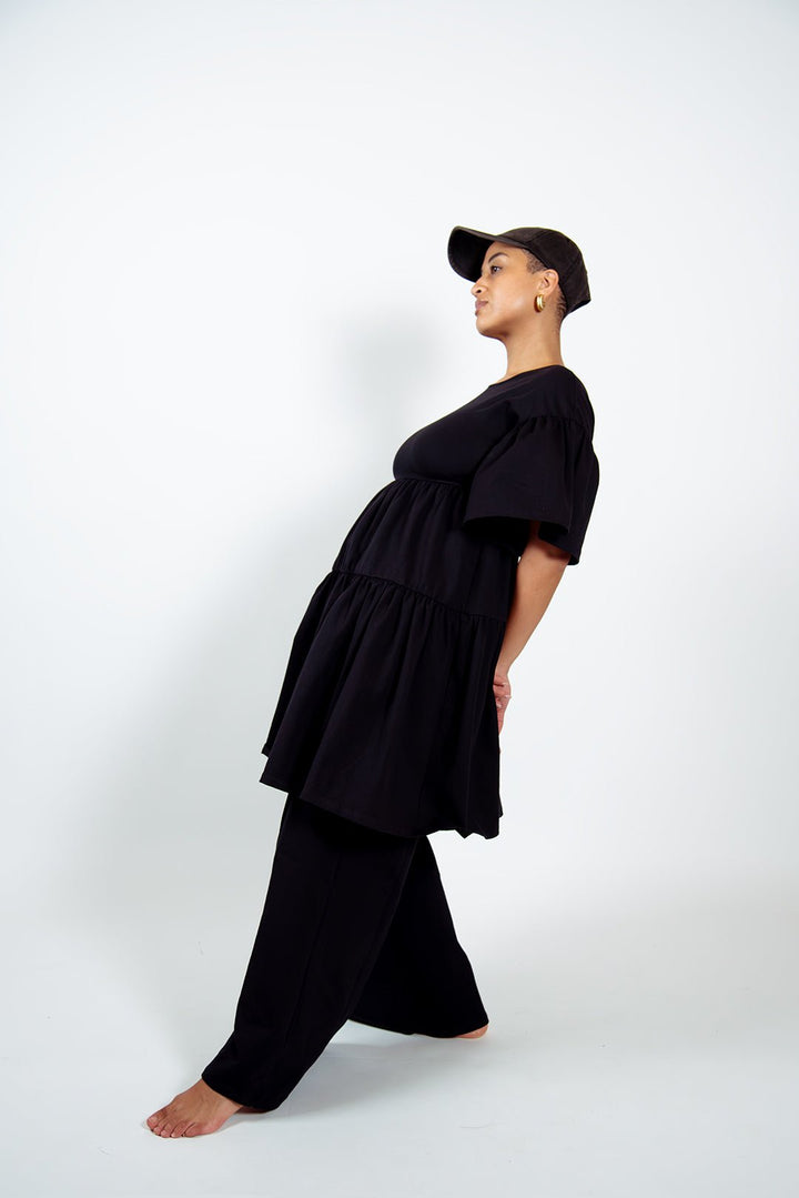 Tuya Dress Mini in Black - Manners London