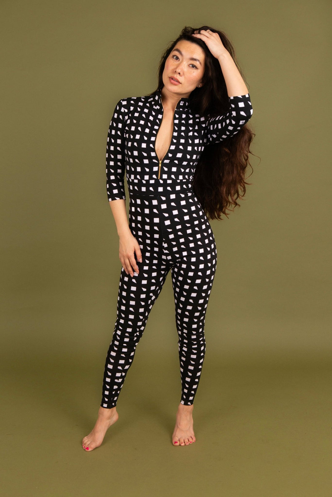 Zip Jumpsuit in Esk - Manners London