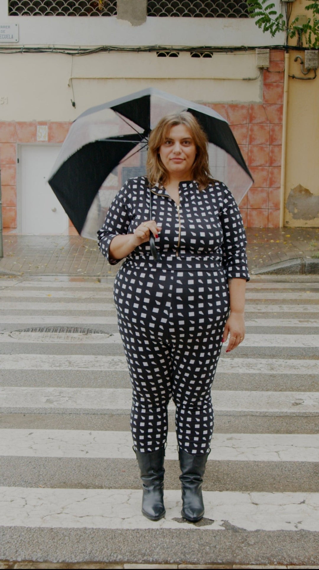 Zip Jumpsuit in Esk - Manners London