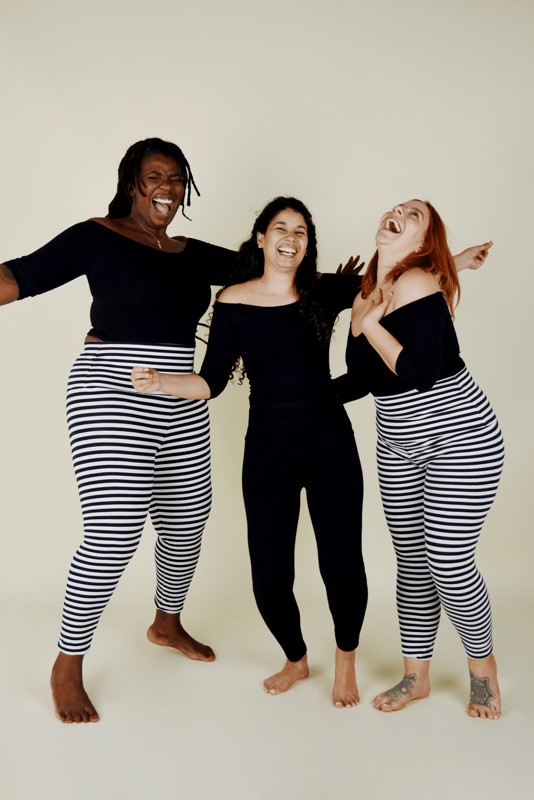 Bardot Mid Crop Top in Black - Manners London