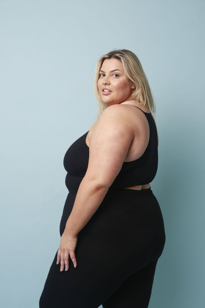 EKA Racer Crop in Black - Manners London