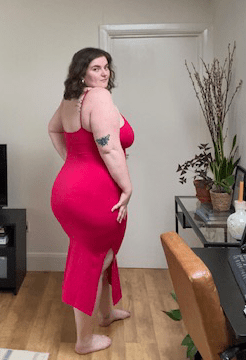 Saffi Midi Dress in Fuchsia - Manners London