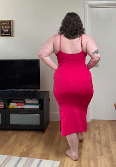 Saffi Midi Dress in Fuchsia - Manners London