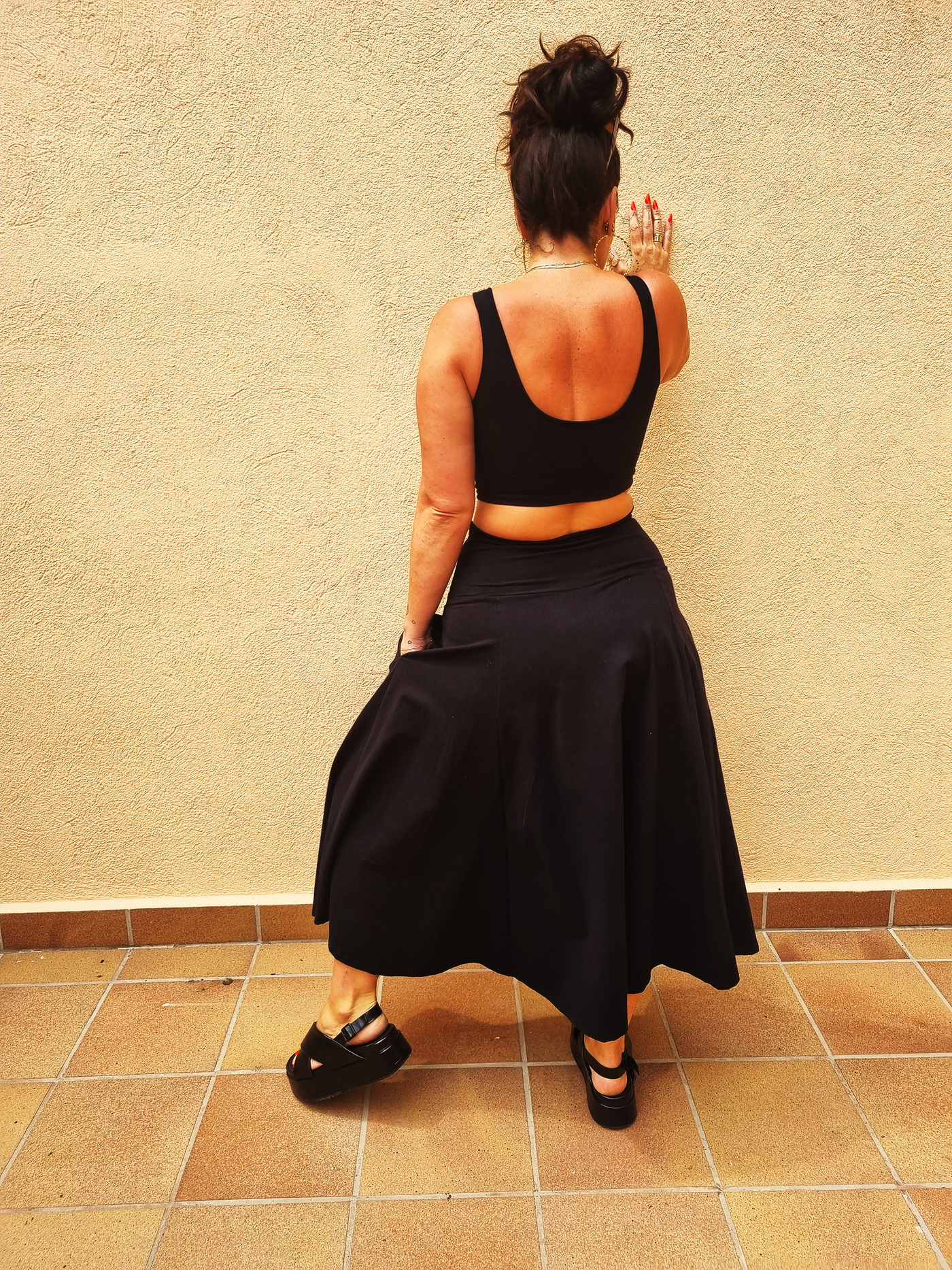Asri Skirt (Petit) in Black