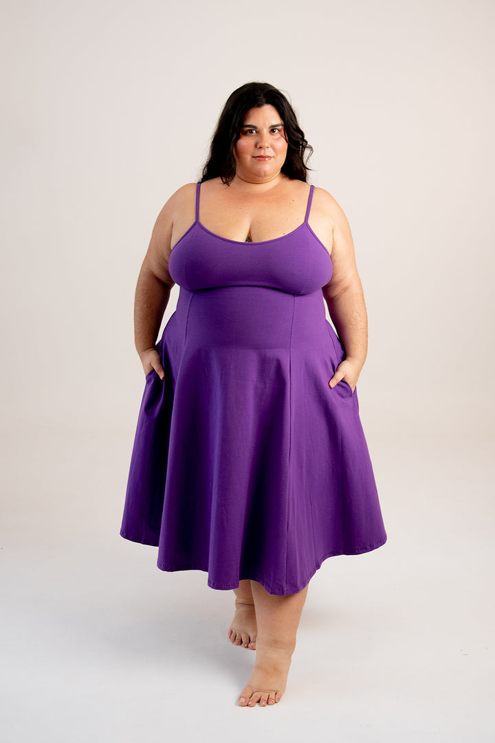 Asri Dress Petite In T. Purple