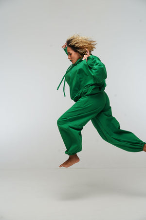 Balloon Trackies in Grass Green