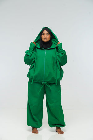 Balloon Trackies in Grass Green