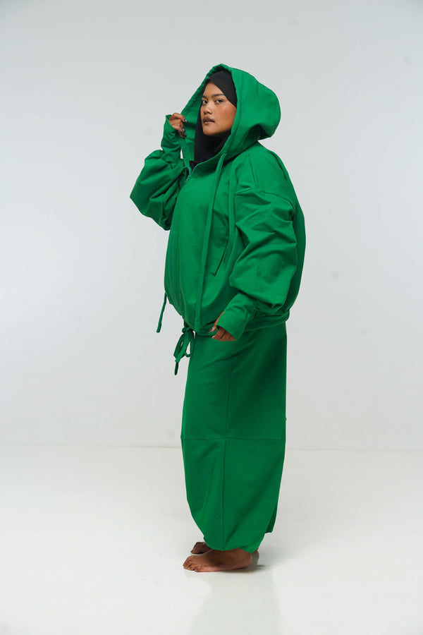 Balloon Trackies in Grass Green