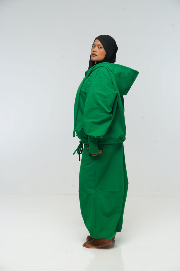 Balloon Trackies in Grass Green