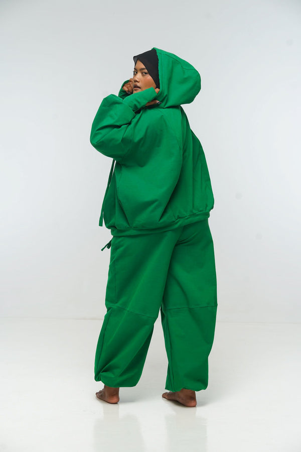 Balloon Trackies in Grass Green