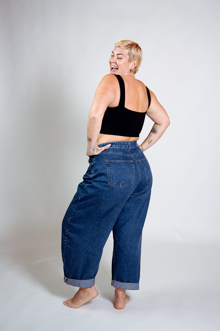 Keja Top Crop in Black