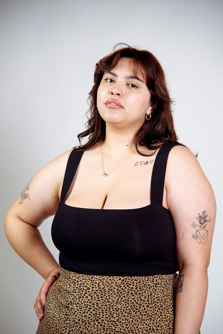 Keja Top Full Length in Black