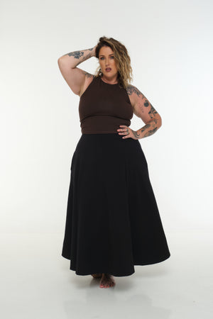 NEW IZA MID CROP  3 PACK  in Cafè, Polka dot and Black