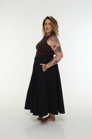 NEW IZA MID CROP  3 PACK  in Cafè, Polka dot and Black