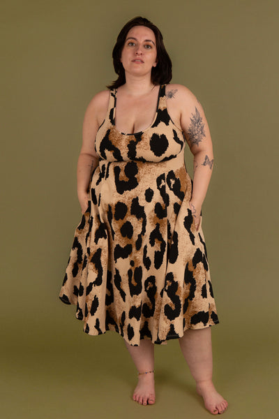 Asri Api Dress Petite in New Leopard