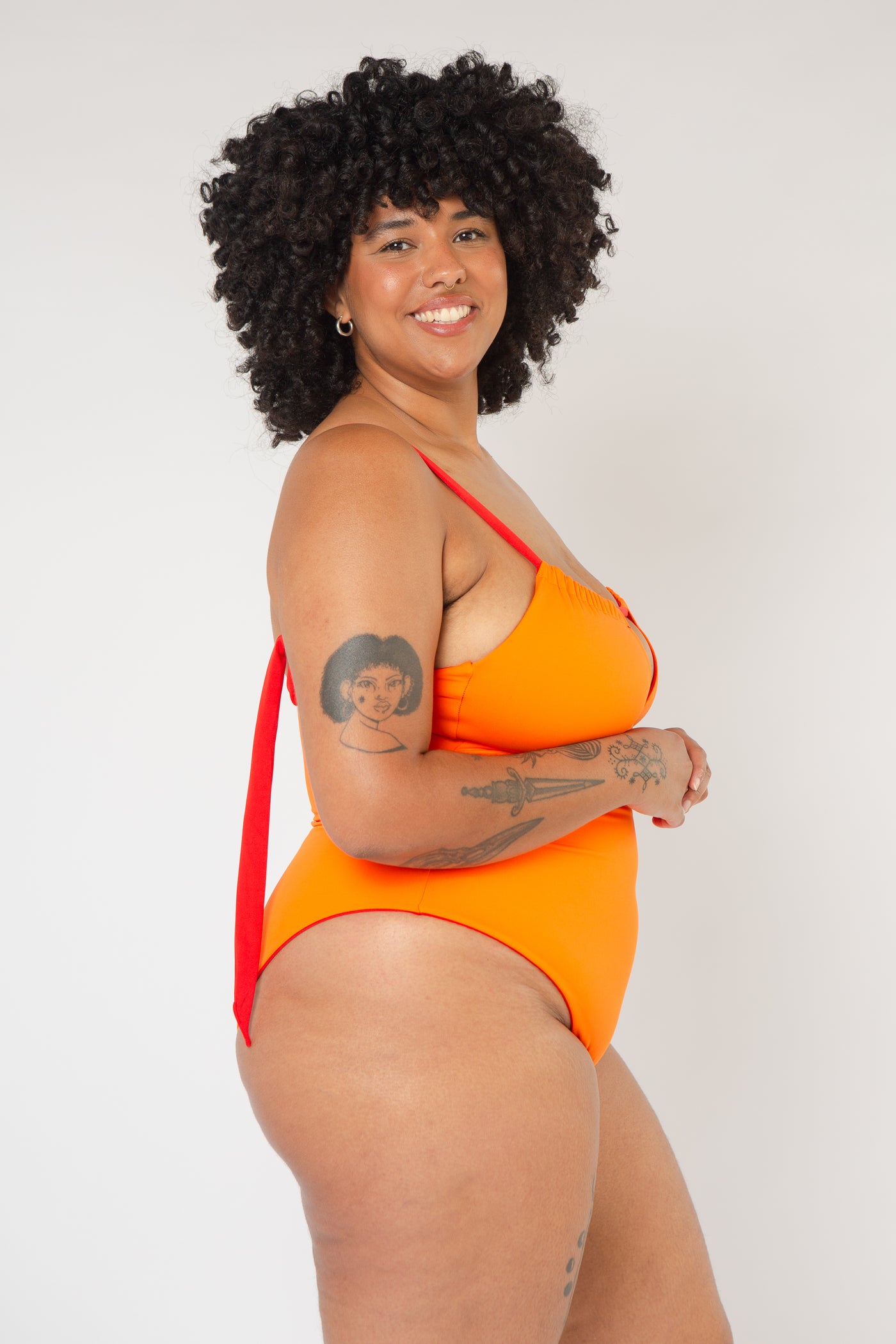 Multi Tie Reversible One Piece In All The Fire