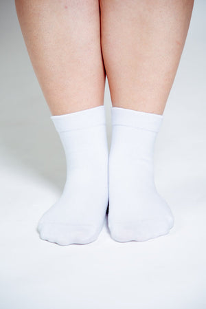 Ankle Sox in White - Manners London