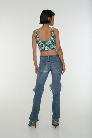 API CROP 3 PACK: in Tutti Fruity / Green Leaf / Forbidden Fruit print - Manners London