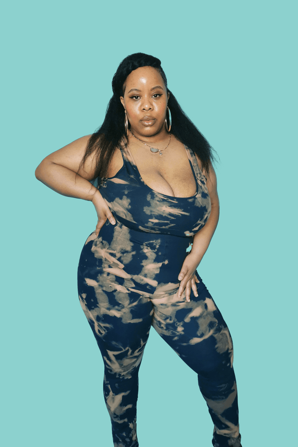 Api Jumpsuit in Acid Wash - Manners London