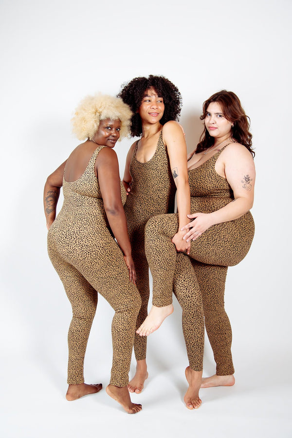 Api Jumpsuit in Classic Leopard Print - Manners London