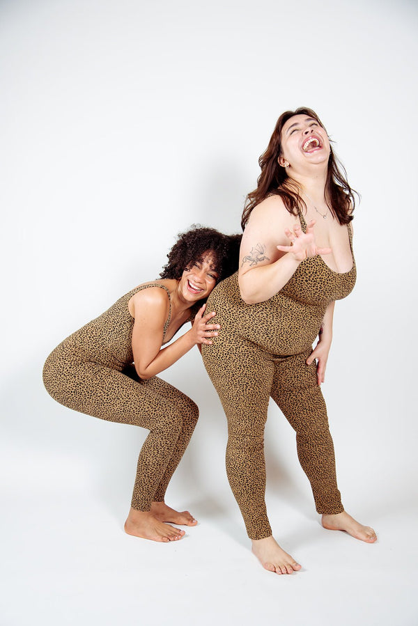 Api Jumpsuit in Classic Leopard Print - Manners London