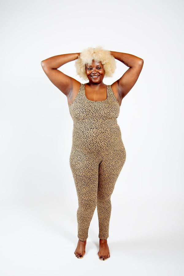 Api Jumpsuit in Classic Leopard Print - Manners London