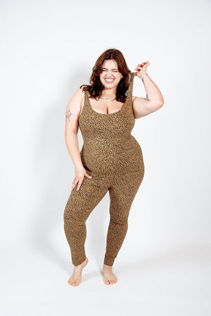 Api Jumpsuit in Classic Leopard Print - Manners London