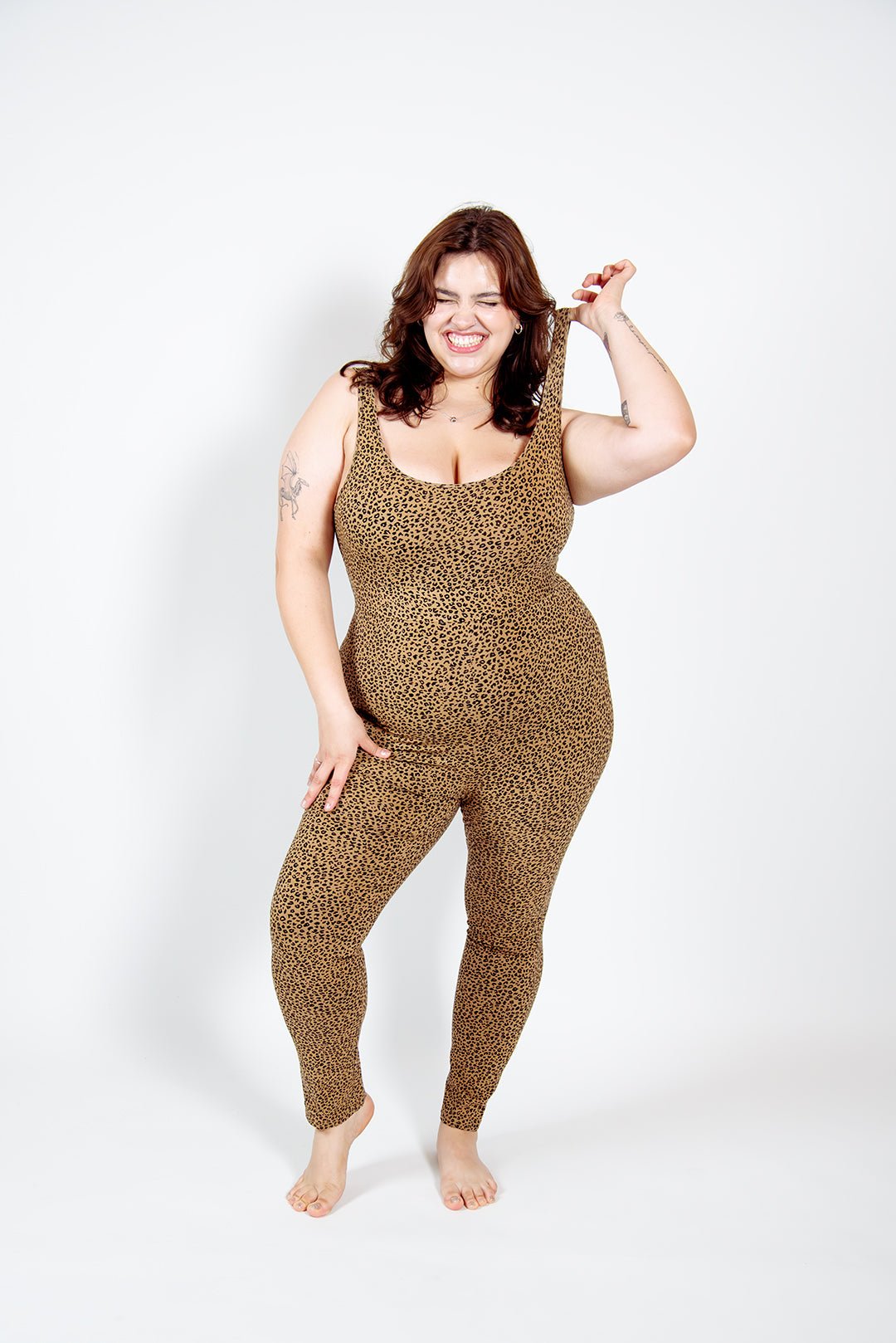 Api Jumpsuit in Classic Leopard Print – Manners London