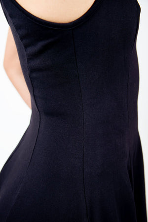 Asri Midi Dress in Black - Manners London