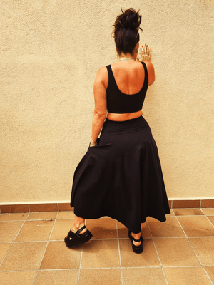 Asri Skirt in Black - Manners London