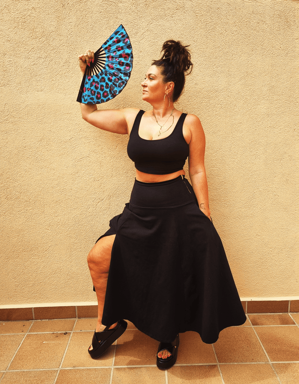 Asri Skirt in Black - Manners London