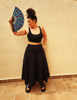 Asri Skirt in Black - Manners London