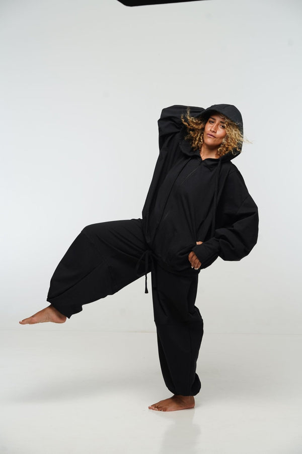 Balloon Trackies in Black - Manners London