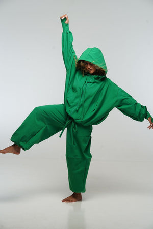 Balloon Trackies in Grass Green - Manners London