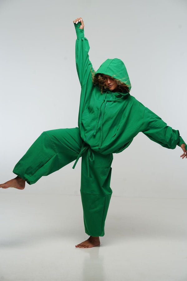 Balloon Trackies in Grass Green - Manners London